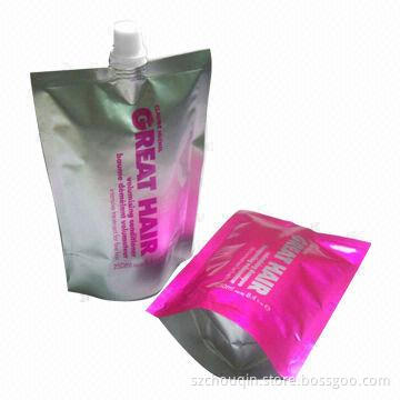 Laminated Pouch with Spout, for Packaging Energy Drink/Juice/Liquid